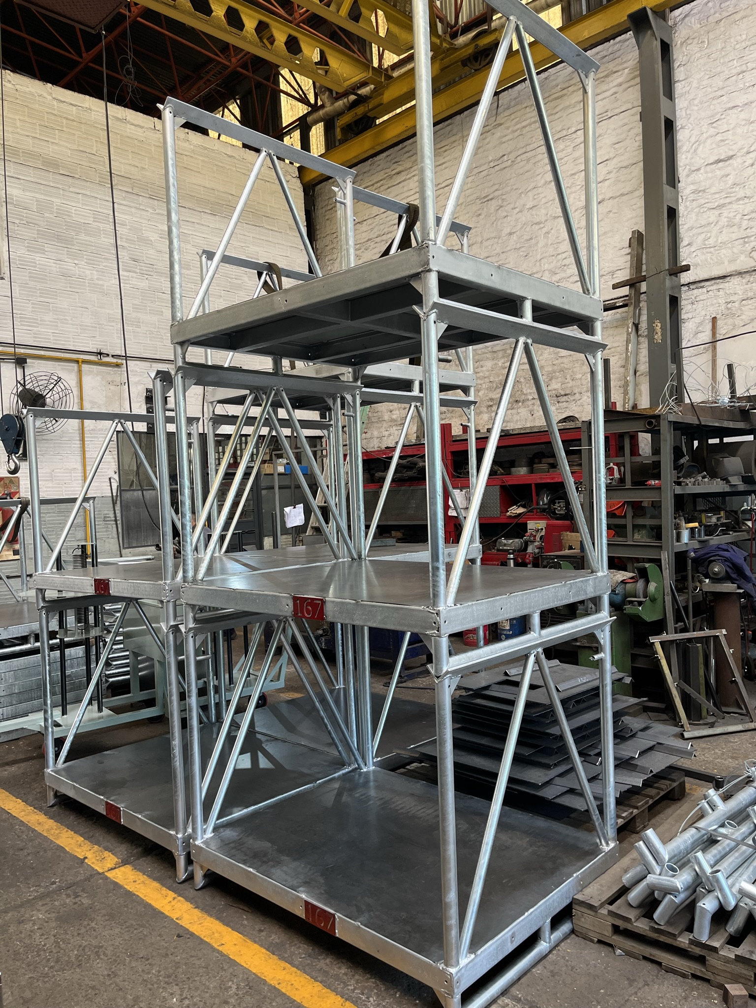 Racks industriales galvanizados